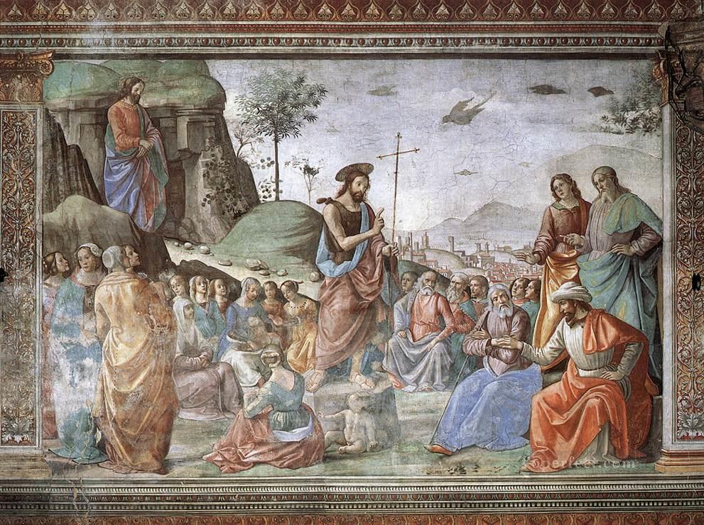 Preaching Of St John The Baptist Renaissance Florence Domenico Ghirlandaio Oil Paintings